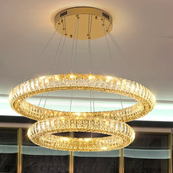 circle chandelier