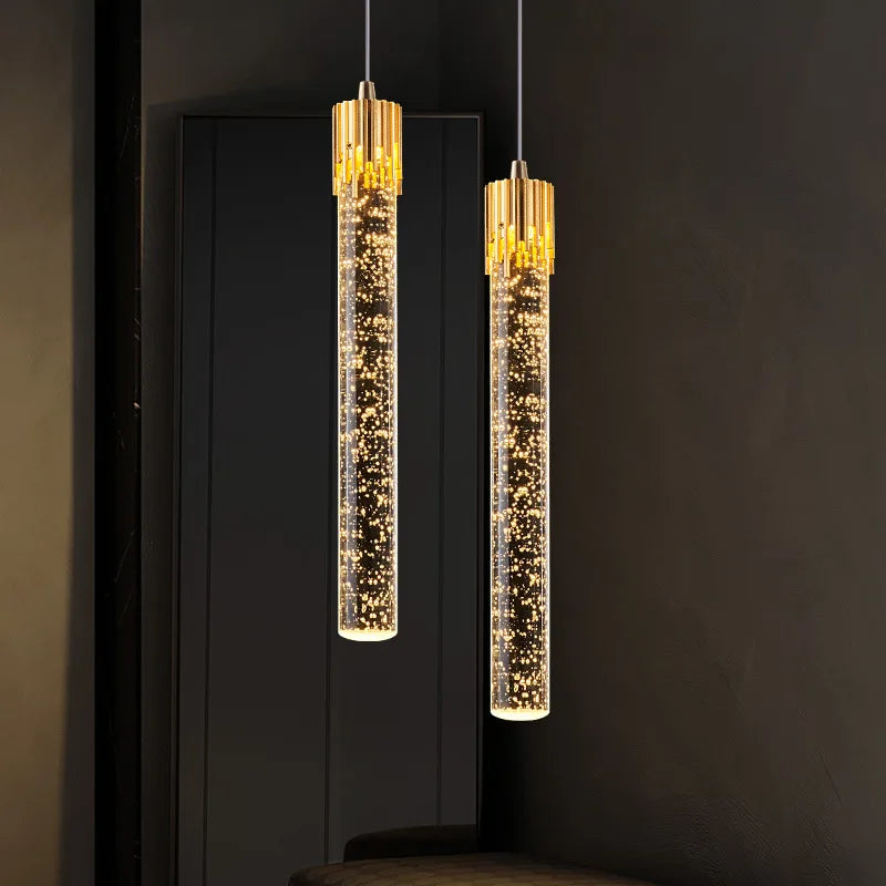 Modern Crystal hanging Pendant Light